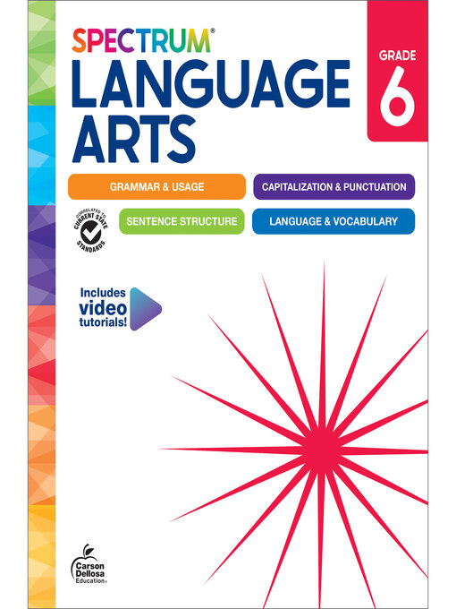 Cover image for Language Arts: Grade 6